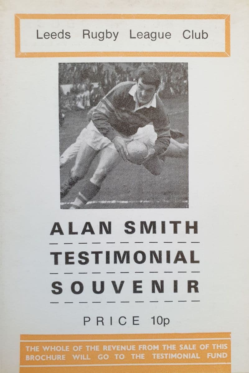 Alan Smith Testimonial Souvenir