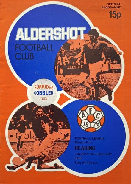 Aldershot v Reading, Div 4 (1979, Feb 6th)