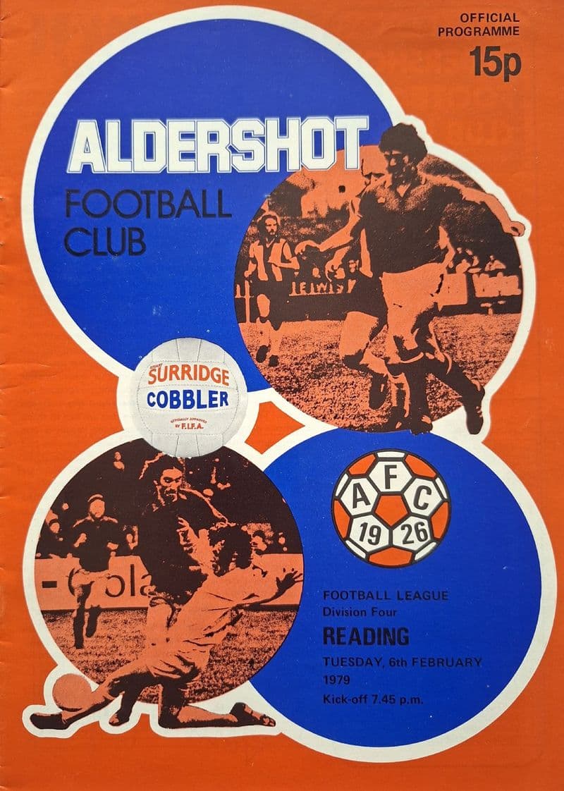 Aldershot v Reading, Div 4 (1979, Feb 6th)