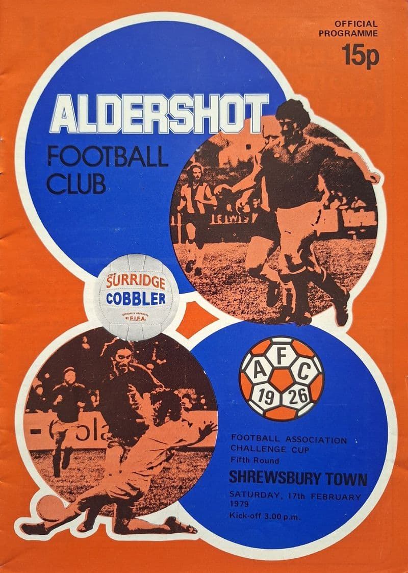 Aldershot v Shrewsbury Town, FA Cup (1979, Feb 17th)
