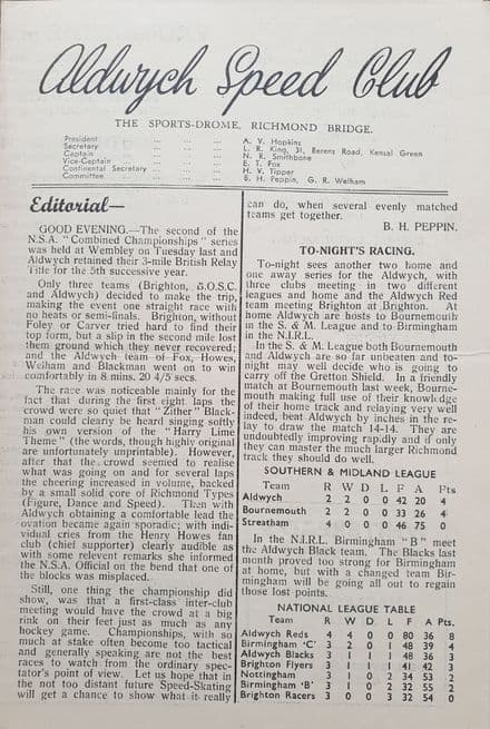 Aldwych Speed Club (1950, Feb 11th)