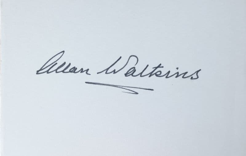 Allan Watkins Autograph