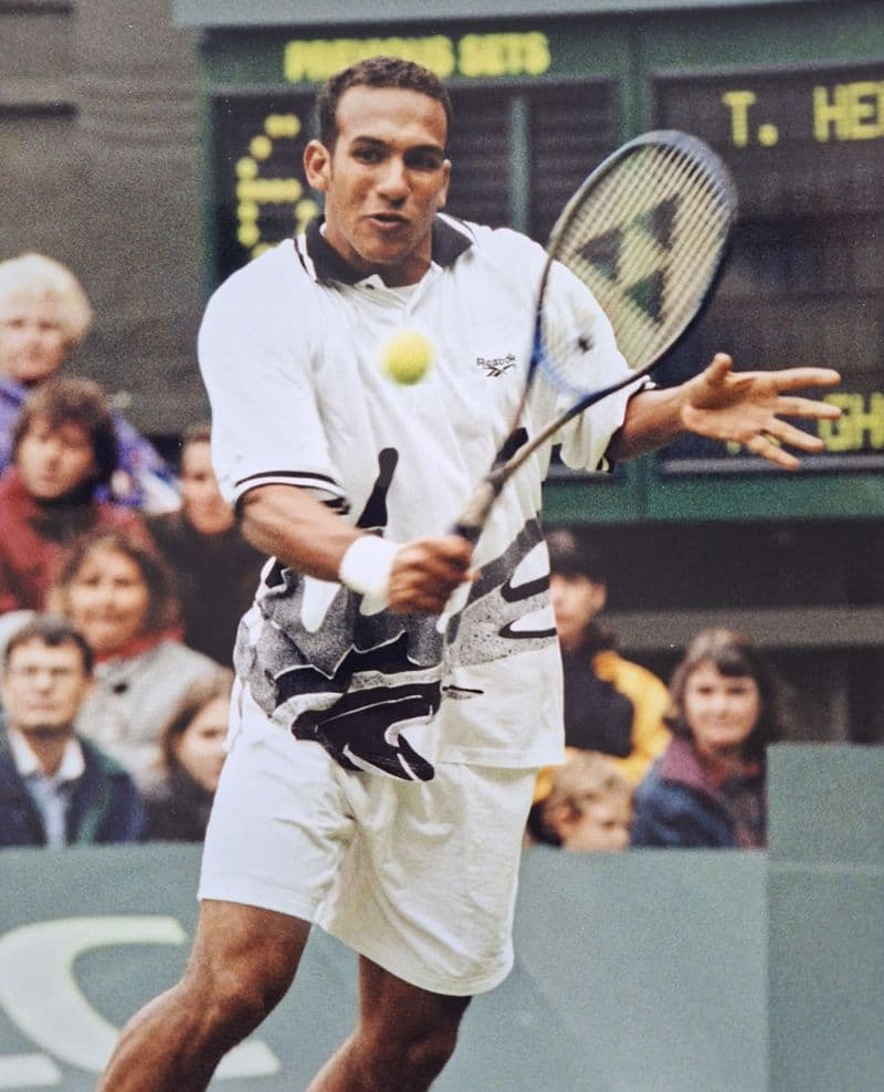 Amr Ghoneim  Colour Press Photo (Davis Cup, 1996)