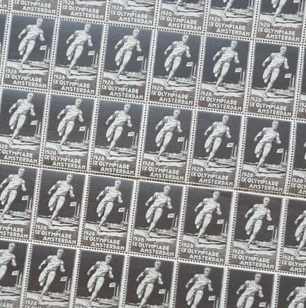 Amsterdam 1928 Official Poster Stamps (Sheet)