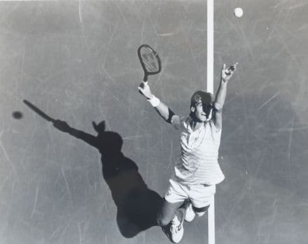 Anders Jarryd Press Photo (US Open, 1986) "Ball Toss"