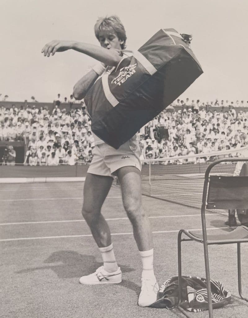 Anders Jarryd Press Photo (Wimbledon, 1986) 