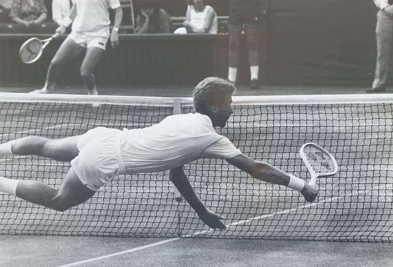 Anders Jarryd Press Photo (Wimbledon SF, 1985)