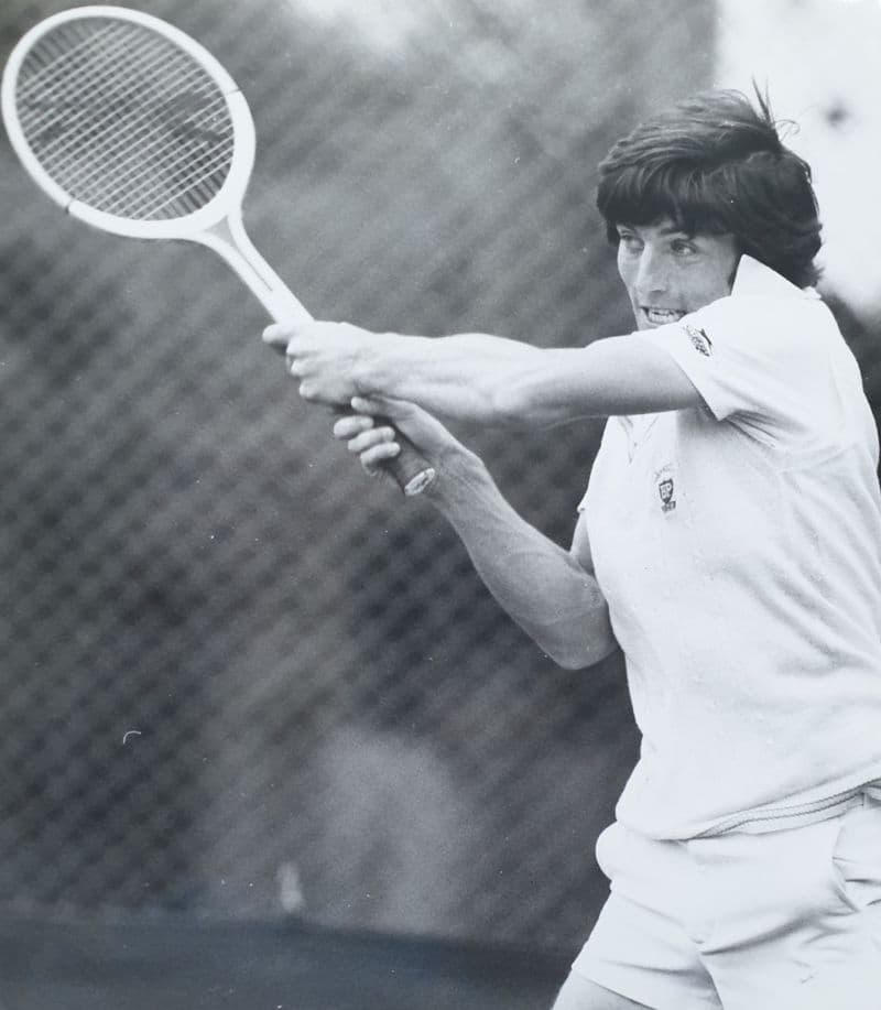 Andrew Jarrett Backhand Press Photo