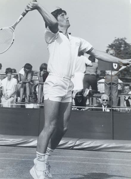 Andrew Jarrett Press Photo "Forehand Volley"