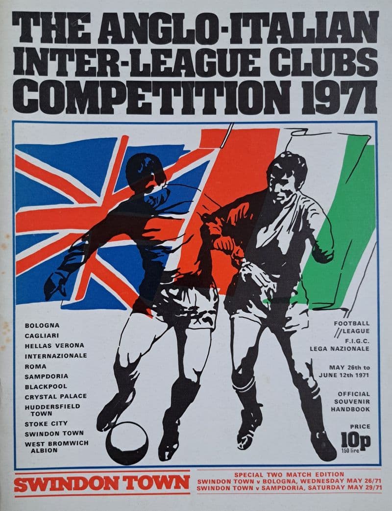 Anglo-Italian Inter League Clubs Competition (1971) Swindon