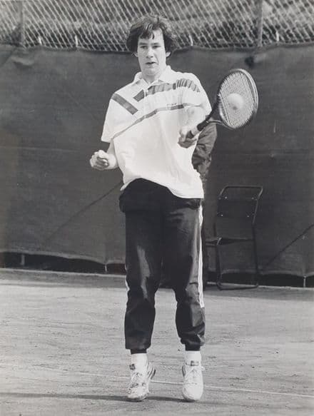 Anthony Hunting Press Photo "Forehand" (1986, Apr 12th)