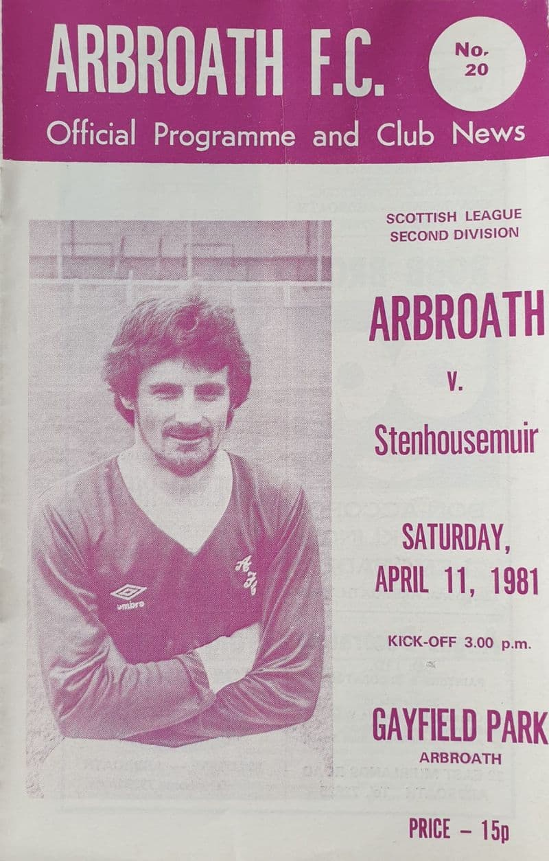 Arbroath v Stenhousemuir (1981, Apr 11th)