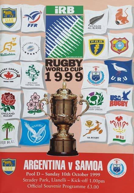 Argentina v Samoa (1999 Oct 10th) RWC