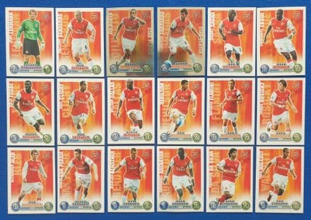 Arsenal, Match Attax Cards x 18 (2007-08)