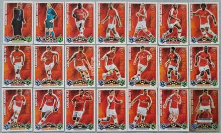 Arsenal, Match Attax Cards x 18 (2009-10)
