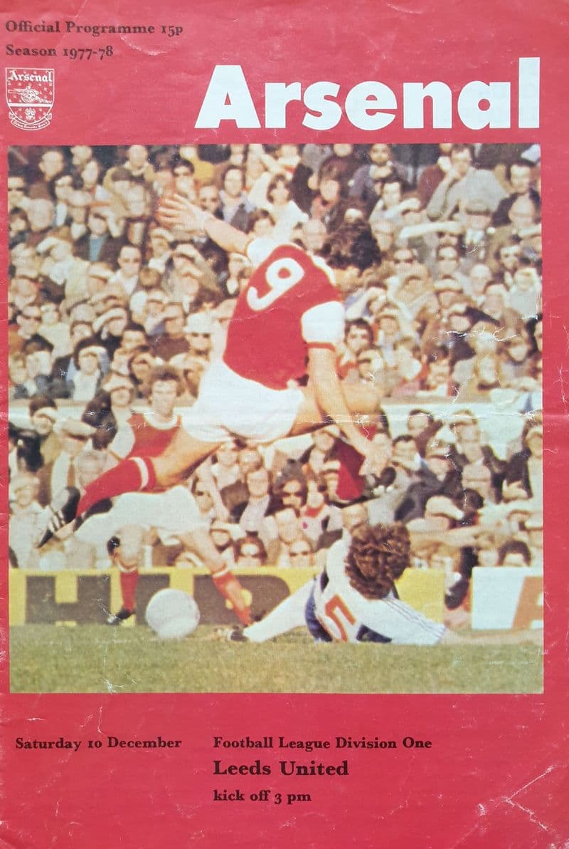 Arsenal v Leeds, Div 1 (1977, Dec 10th)