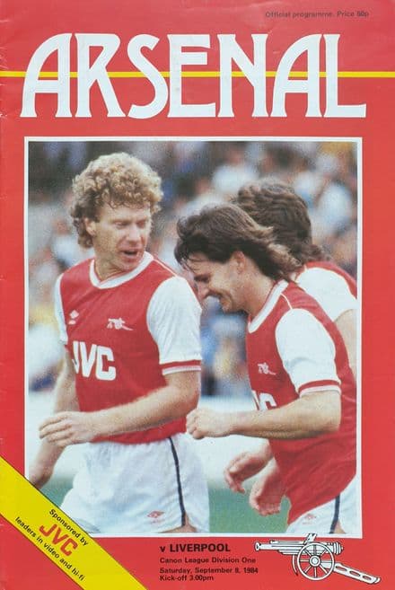 Arsenal v Liverpool, Div 1 (1984, Sep 8th)