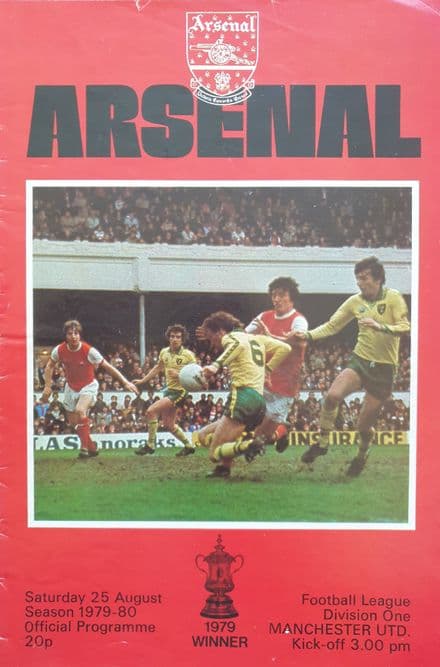 Arsenal v Manchester United, Div 1 (1979, Aug 25th)
