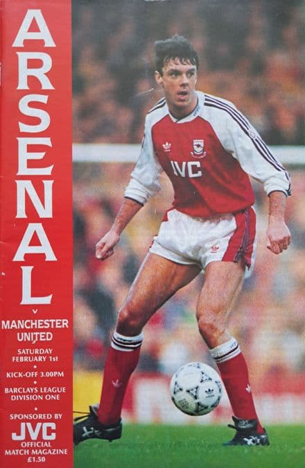 Arsenal v Manchester United, Div 1 (1992, Feb 1st)