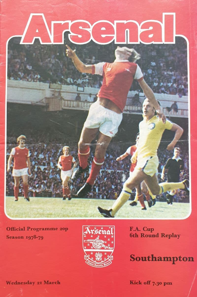 Arsenal v Southampton, 6th Rnd (1979, Mar 21st)