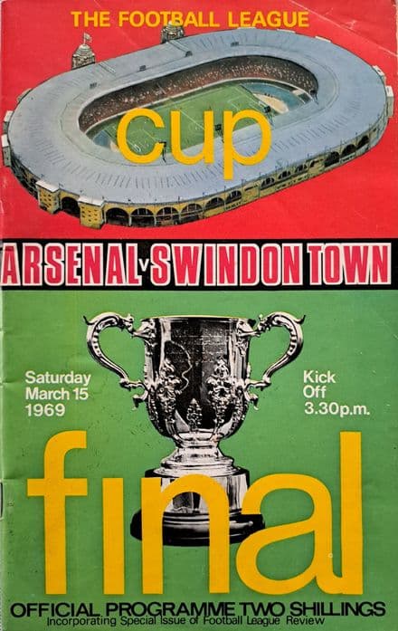 Arsenal v Swindon Town, League Cup Final (1969, 15th March)