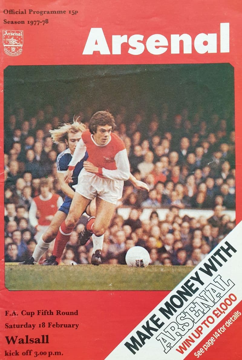 Arsenal v Walsall, FA Cup (1978, Feb 18th)
