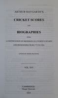 Arthur Haygarth Cricket Scores & Biographies Vol XVI (Limited Edittion)