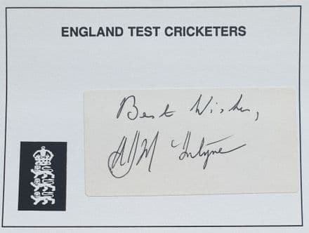 Arthur McIntyre Autograph