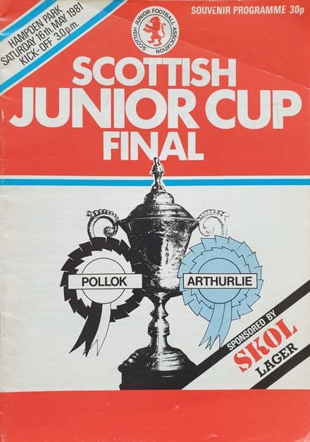 Arthurlie v Pollok, Scottish Junior Cup F (1981, May 16th)