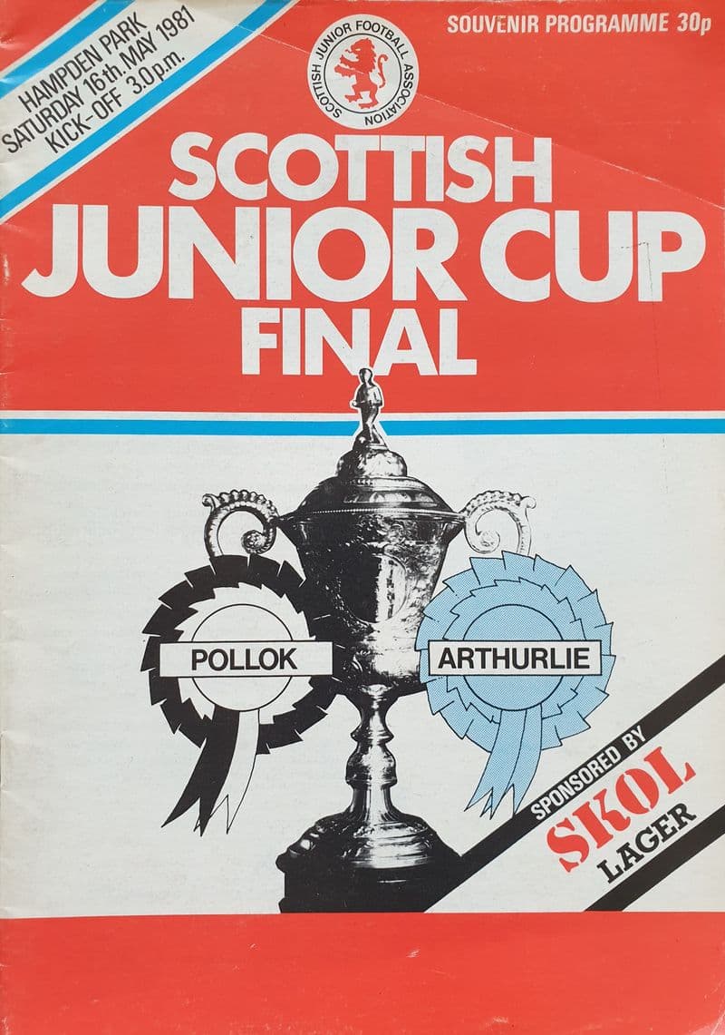 Arthurlie v Pollok, Scottish Junior Cup F (1981, May 16th)