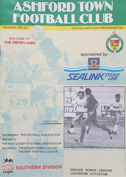 Ashford v Margate, BH Lge (1992, Mar 17th)