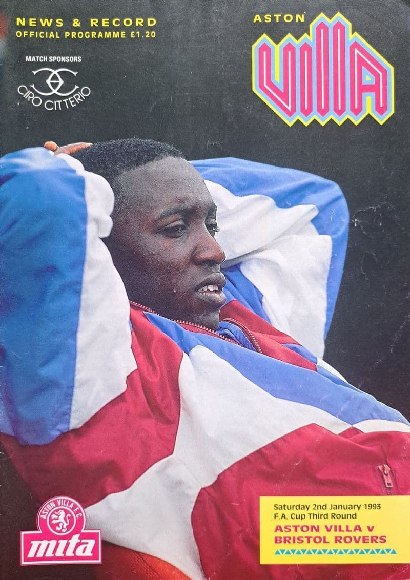 Aston Villa v Bristol Rovers, FA Cup (1993, Jan 2nd)