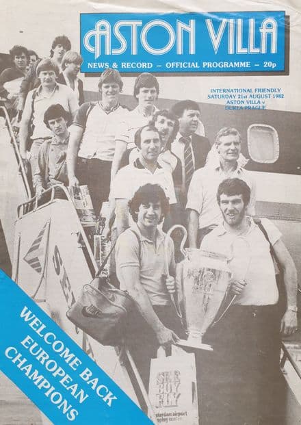Aston Villa v Dukla Prague (1982, Aug 21st)
