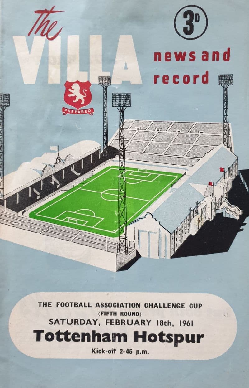 Aston Villa v Tottenham, FA Cup (1961, Feb 18th)