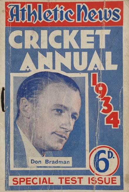 Athletic News Cricket Annual 1934