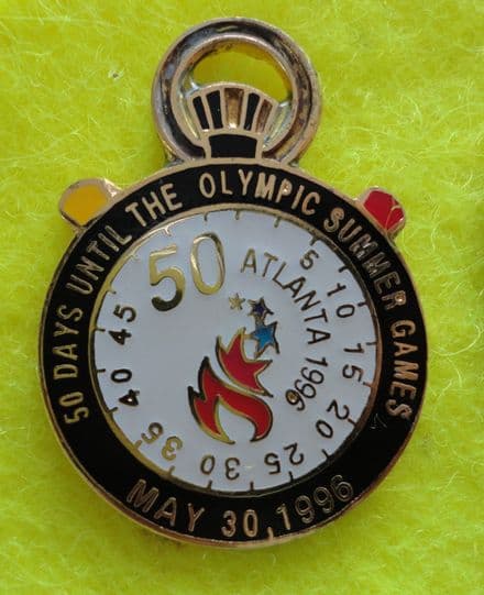 Atlanta Olympic 50 Day Countdown Badge