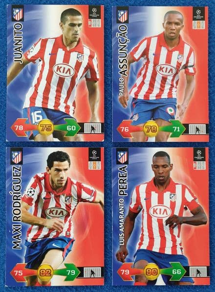 Atletico Madrid (2009-10 Champions League) 4 Cards