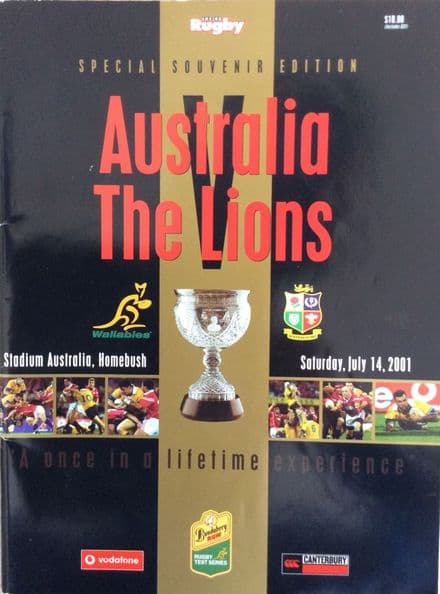 Australia v British & Irish Lions, Third Test (2001, Jul 14th)
