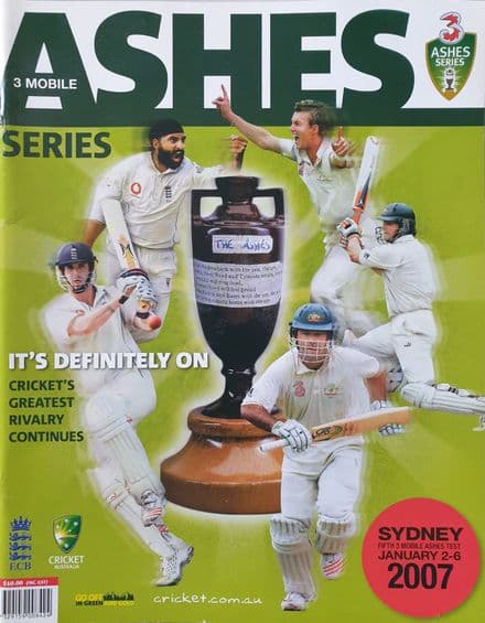 Australia v England (2007, Jan 2nd-6th) 5th Test