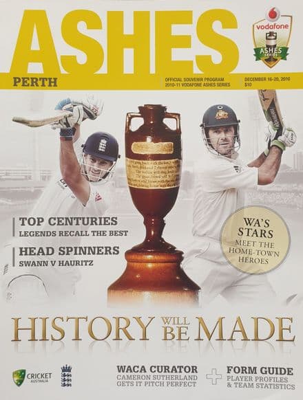 Australia v England (2010, Dec 16th-20th) 3rd Test