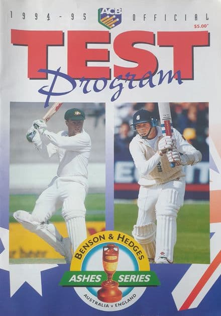 Australia v England Test Programme (1994-95)