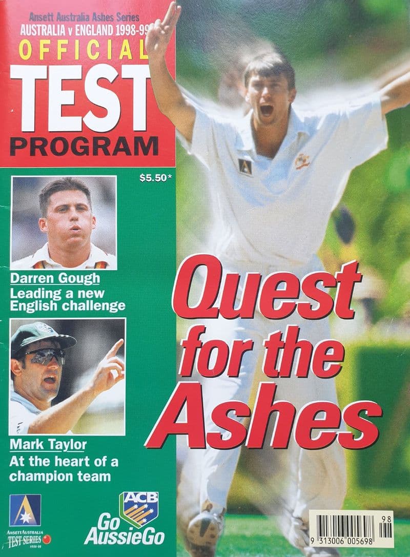 Australia v England Test Programme (1998-99)