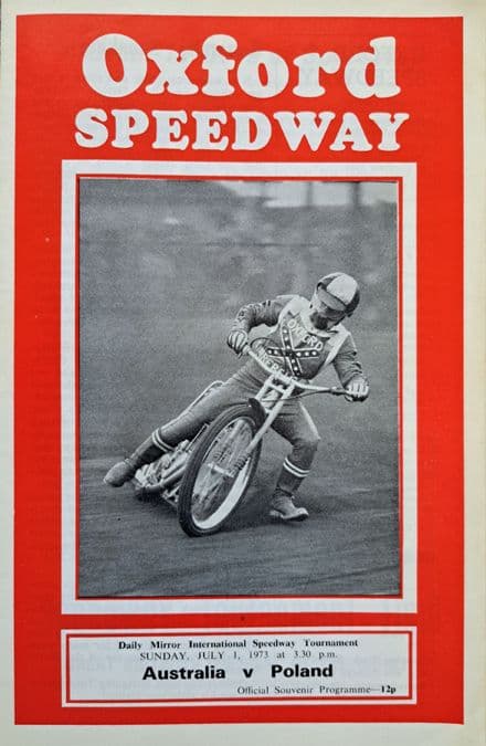 Australia v Poland (1973, Jul 1st) SIGNED