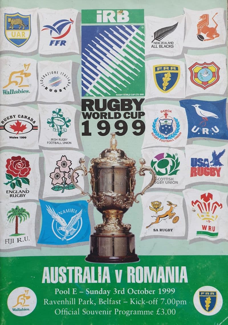 Australia v Romania (1999, Oct 3rd) RWC Pool E