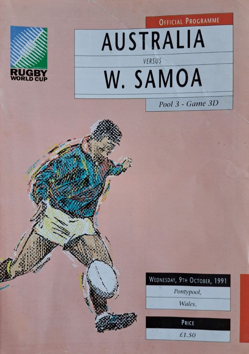 Australia v W Samoa (1991, Oct 9th) RWC