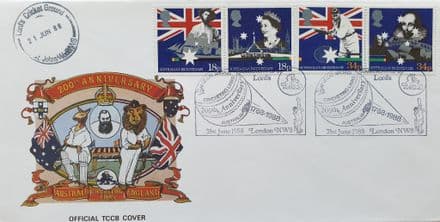Australian Bicentenary 1988 FDC (TCCB)