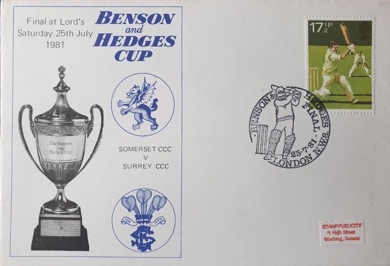 B&H Cup F (1981, Jul 25th) Somerset v Surrey