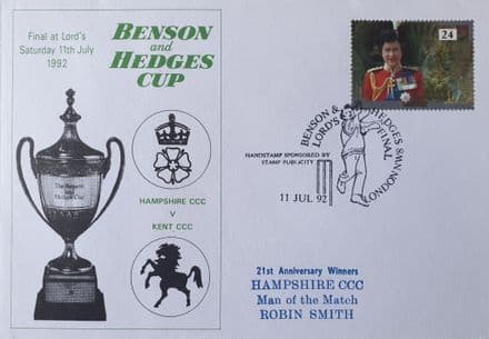 B&H Cup F (1992, Jul 11) Hampshire v Kent