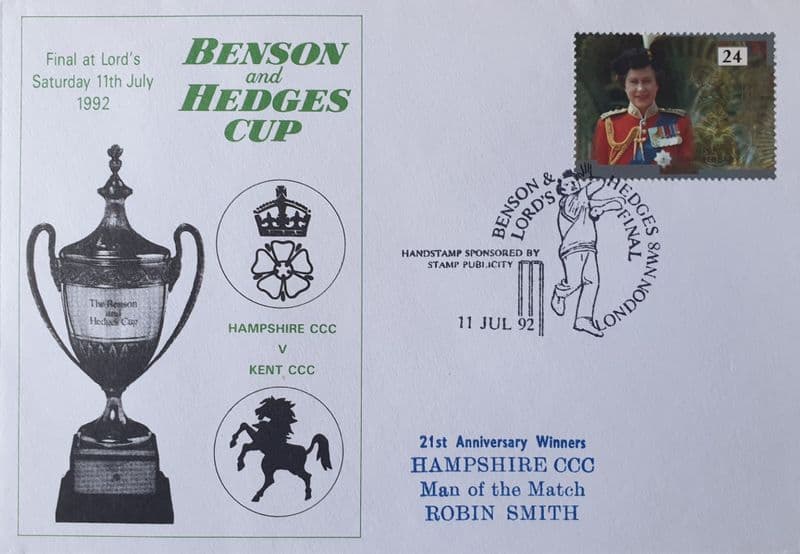 B&H Cup F (1992, Jul 11) Hampshire v Kent