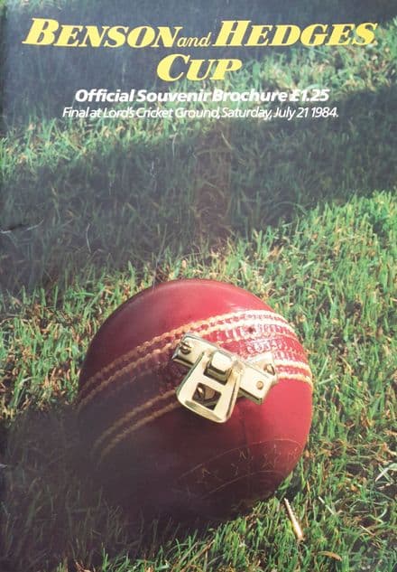 B&H Cup Final (1984, Jul 21st)